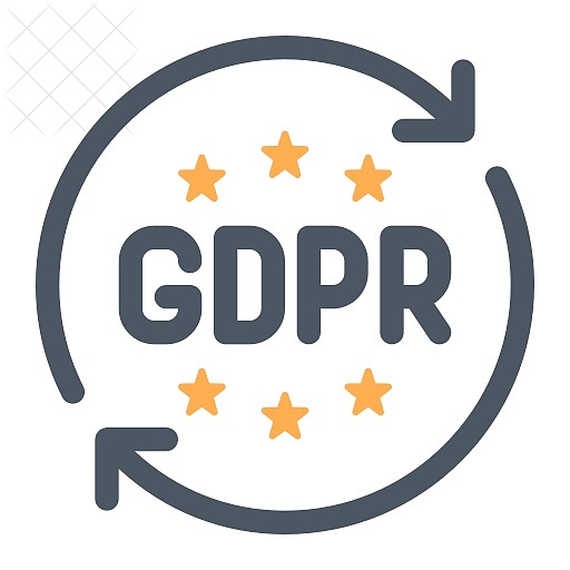 Gdpr, law, privacy, protection, regulation icon.