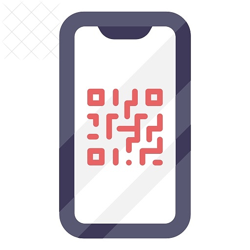 Code, mobile, phone, qr, scan icon.