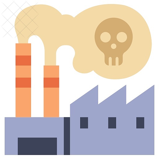 Environment, factory, industrial, industry, plant icon.