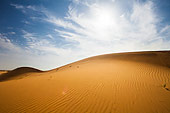 内蒙古沙漠风光图片素材