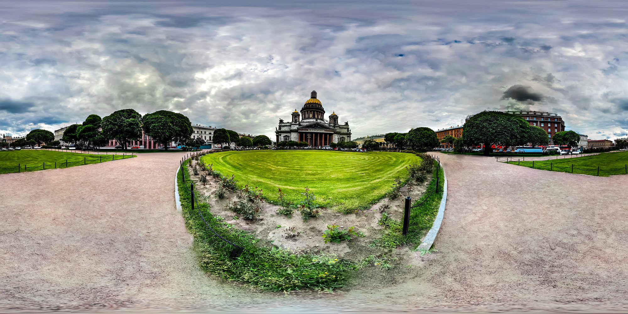 俄罗斯圣彼得堡圣艾萨克大教堂360度全景图片下载