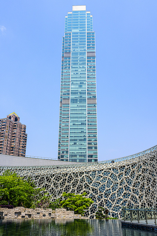 上海靜安區博華大樓大廈高檔高樓商務樓寫字樓辦公樓圖片素材