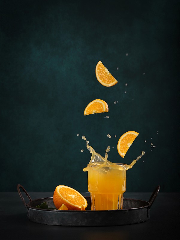 鮮榨橙汁圖片素材