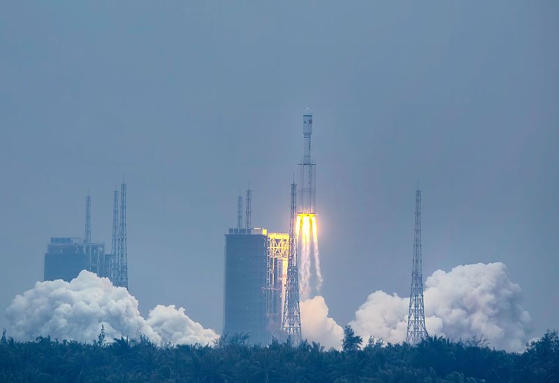 12月22日，长征八号运载火箭在海南文昌发射成功图片下载