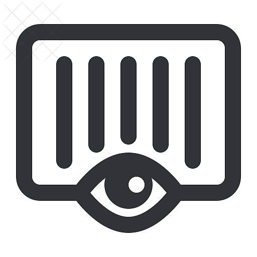 Ecommerce, eye, view, visibility icon.