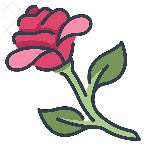 Blossom, decoration, floral, flower, rose icon.