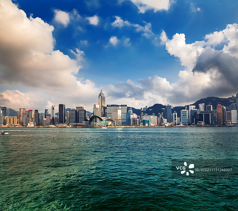 香港维多利亚港，中国图片素材