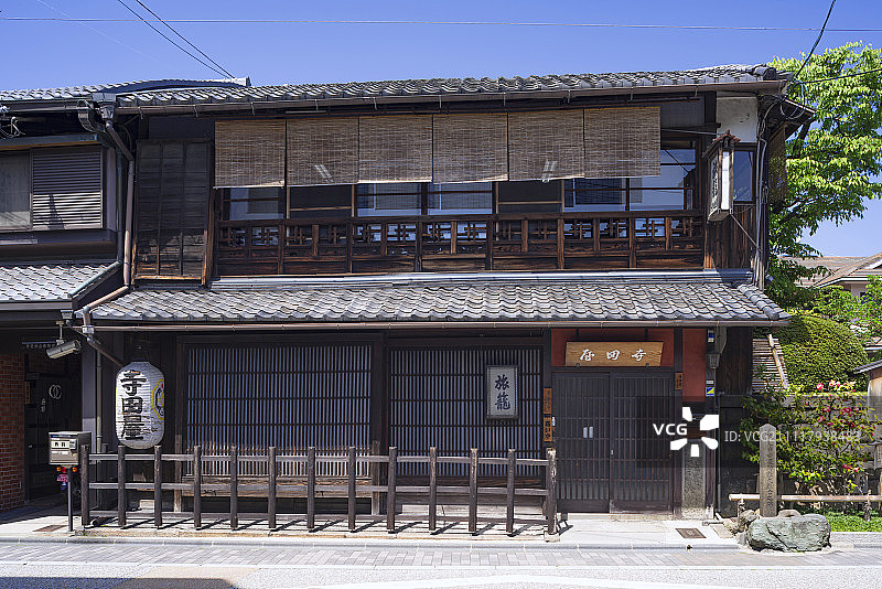 Teradaya(江户时期的客船旅馆)，Fushimi，日本京都图片素材