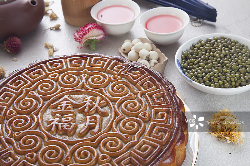 中国传统月饼图片素材