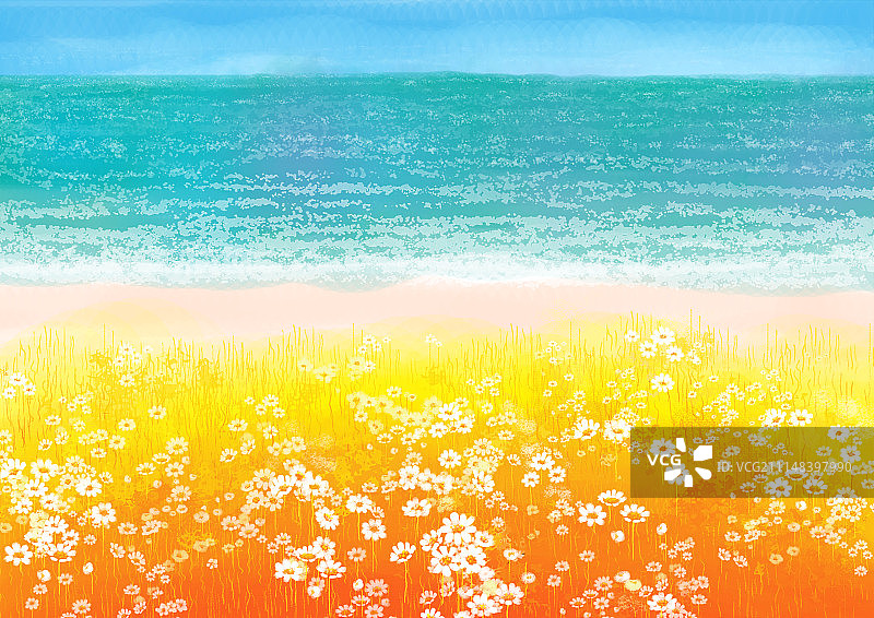 唯美背景元素组图共3000多幅-面朝大海春暖花开图片素材