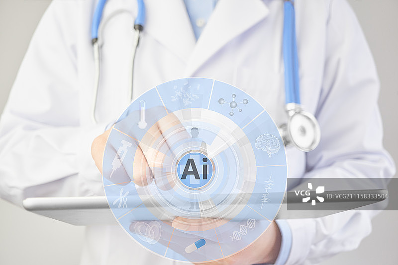 医学健康和人工智能辅助诊疗图片素材