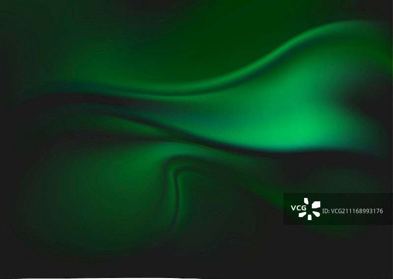 矢量插图抽象绿色背景模仿光滑丝绸布图片素材