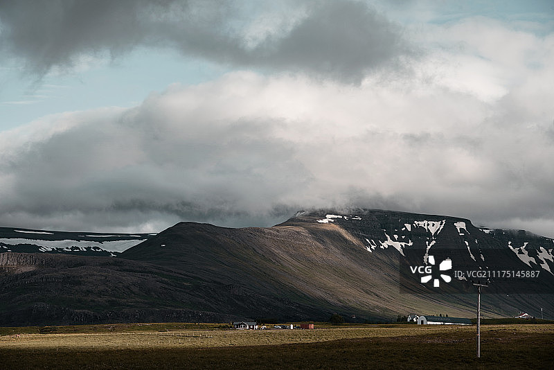 冰岛公路沿途的自然风光图片素材