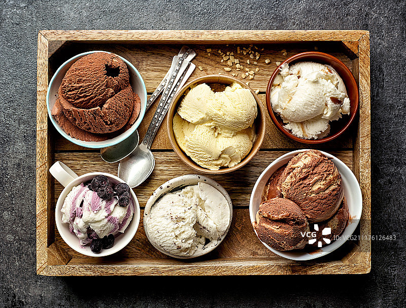 各种各样的冰淇淋图片素材