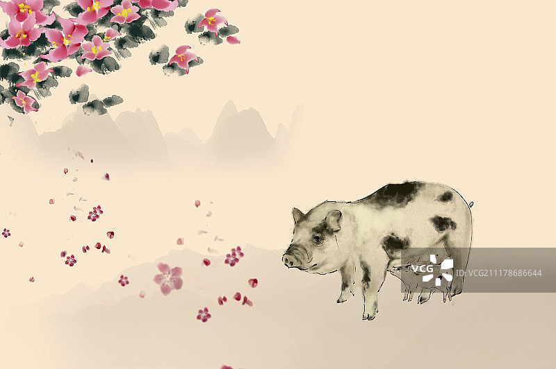 猪年新年春节图片素材