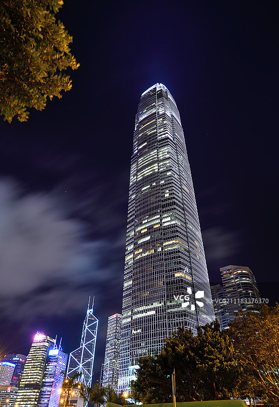 香港城市夜景图片素材