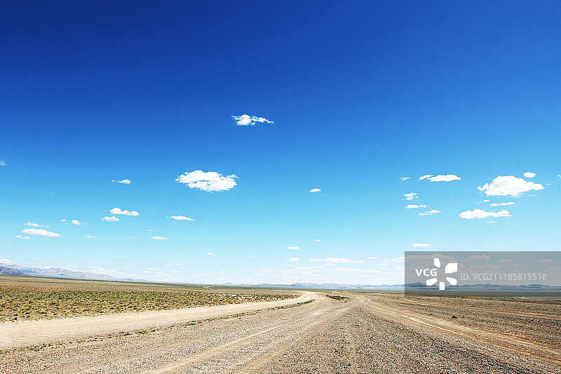 蒙古的高速公路图片素材