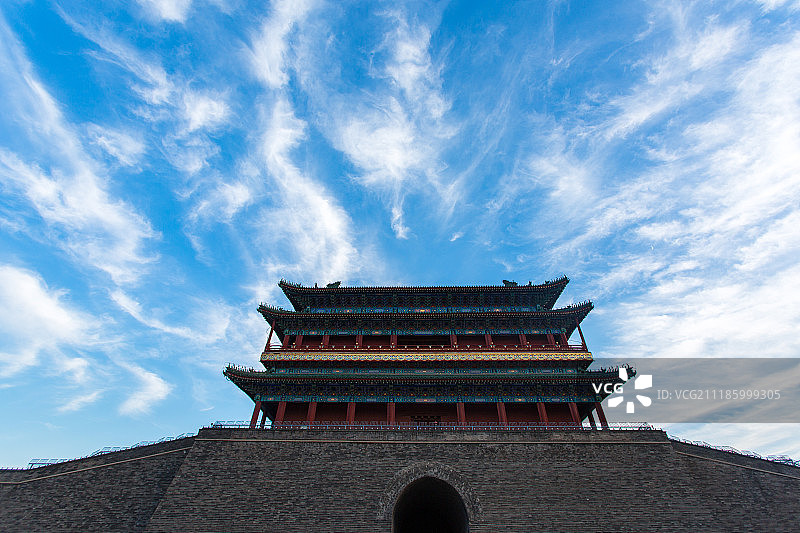 北京前门古建筑图片素材