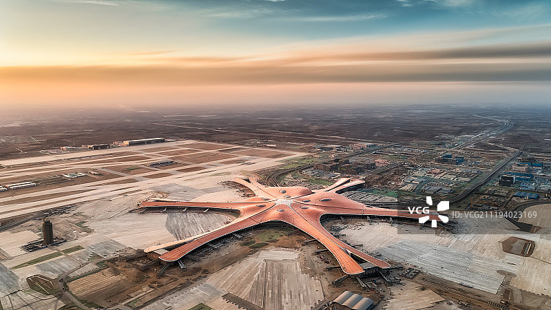 北京大兴新机场图片素材