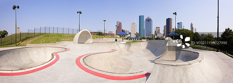 休斯顿的滑板公园图片素材
