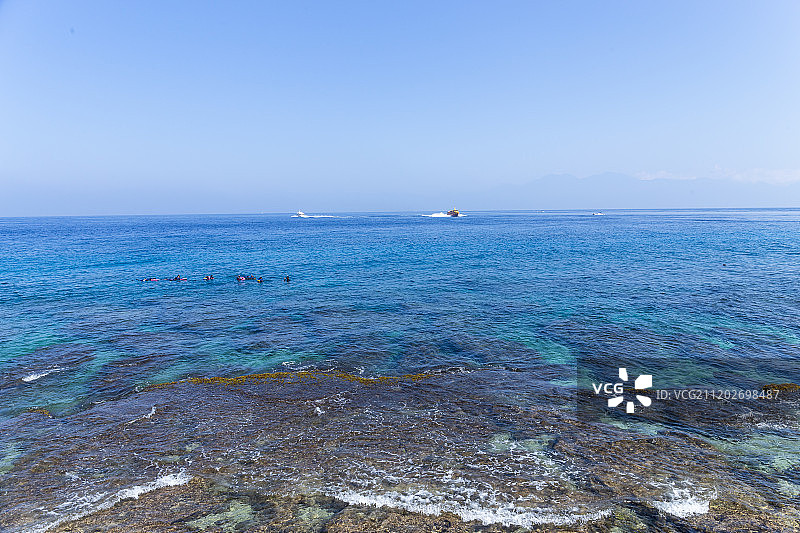 台湾小琉球岛海滩风光图片素材