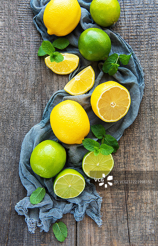 柠檬和酸橙图片素材