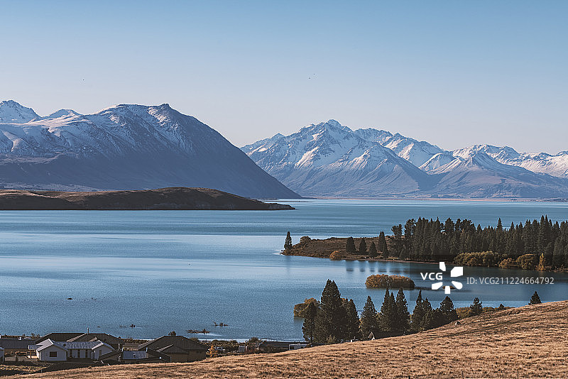 新西兰tekapo自然风光图片素材
