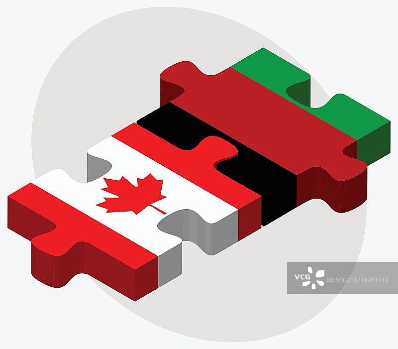 加拿大和阿富汗国旗拼图图片素材