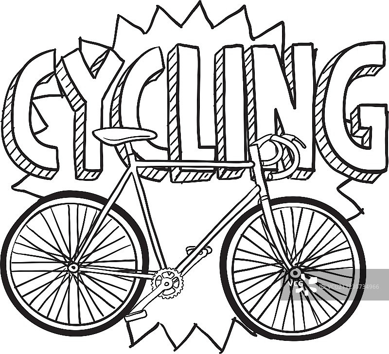 骑自行车图片素材