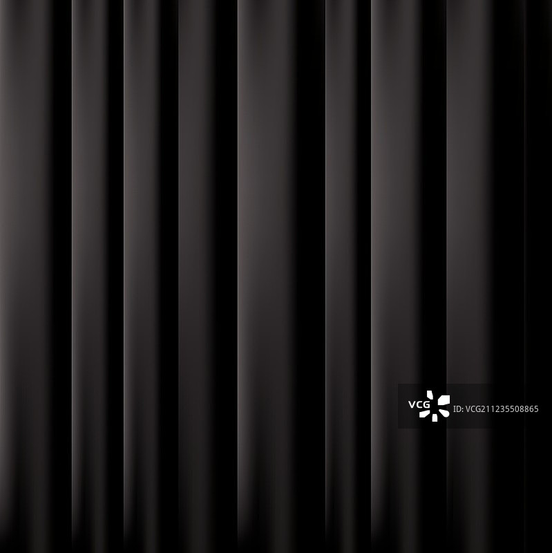 黑色窗帘背景EPS 10图片素材