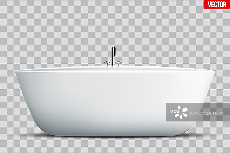 现代浴室孤立图片素材