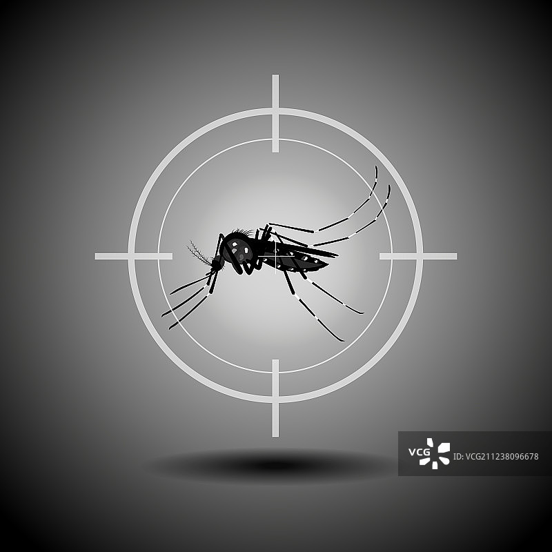 杀蚊平面图标设计logo图片素材