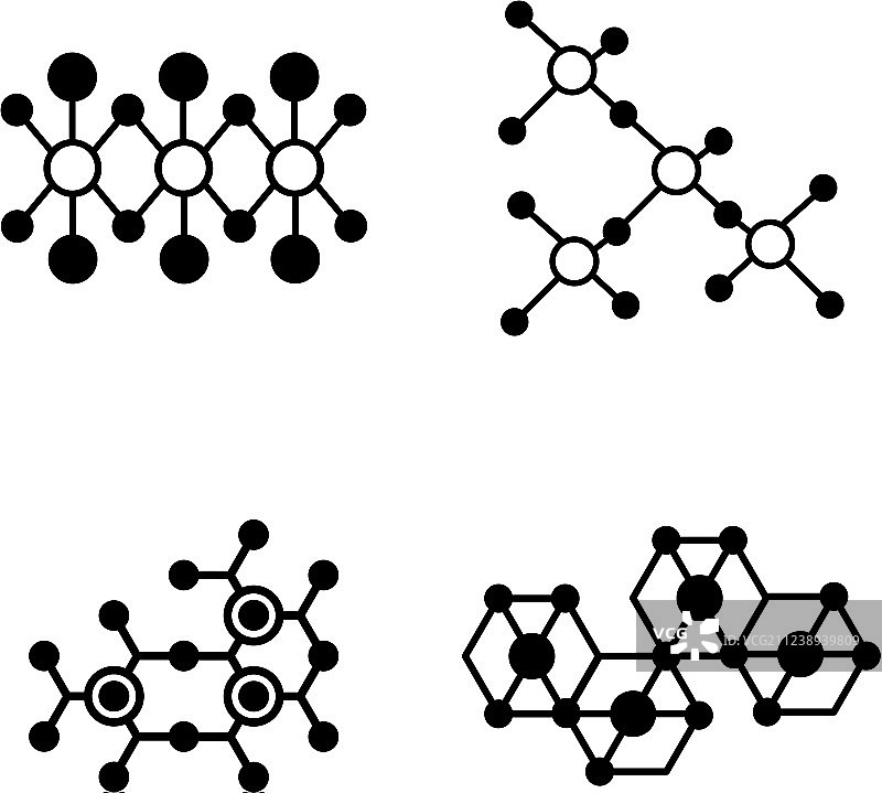 科学的分子标志图片素材