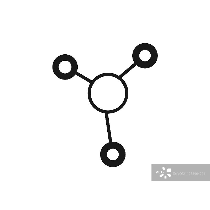 分子标志连接标志图标模板图片素材