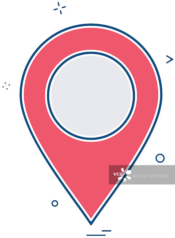 定位地图跟踪GPS图标设计图片素材