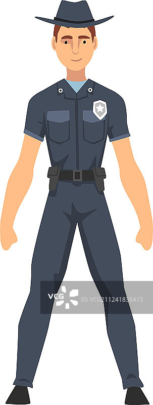 穿制服的警察图片素材