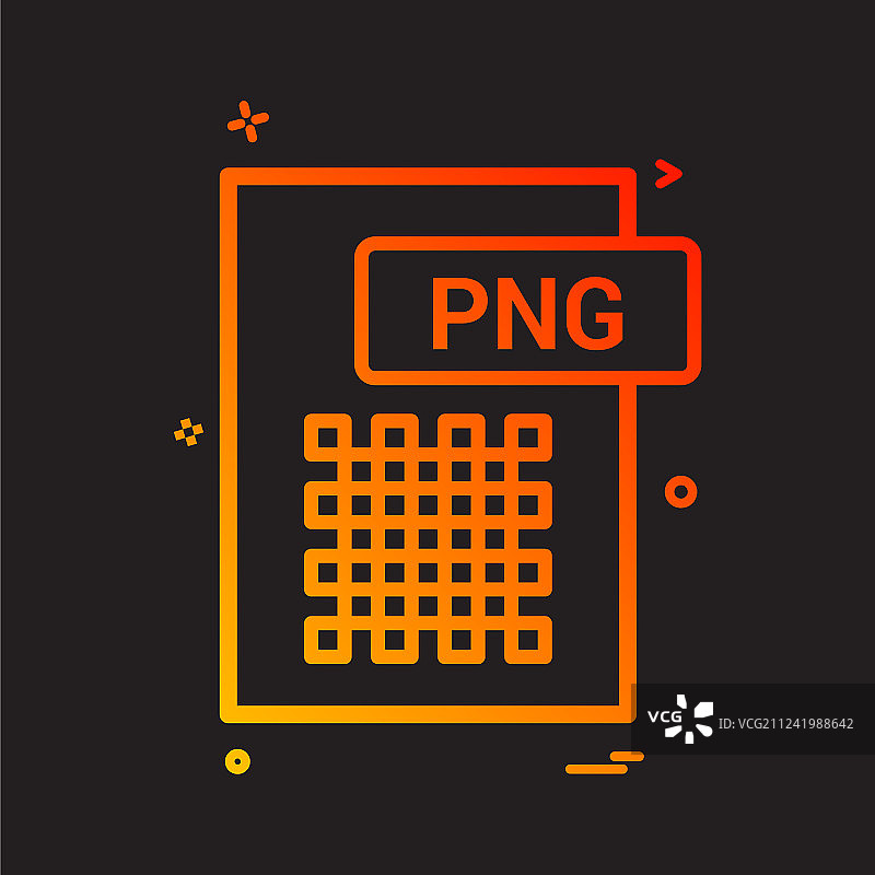 PNG文件格式图标设计图片素材