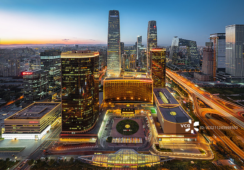 北京国贸全景图片素材