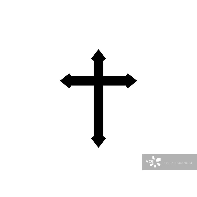 宗教符号交叉宗教符号元素图片素材