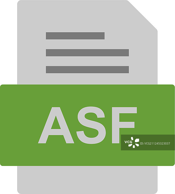 Asf文件文档图标图片素材