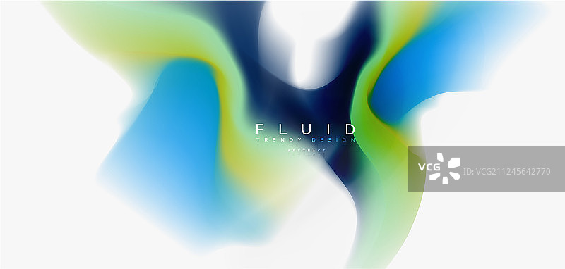 混合液体颜色流动抽象背景图片素材