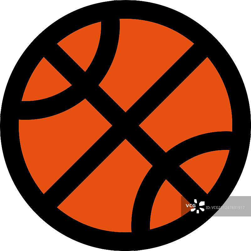 篮球图标设计模板孤立图片素材