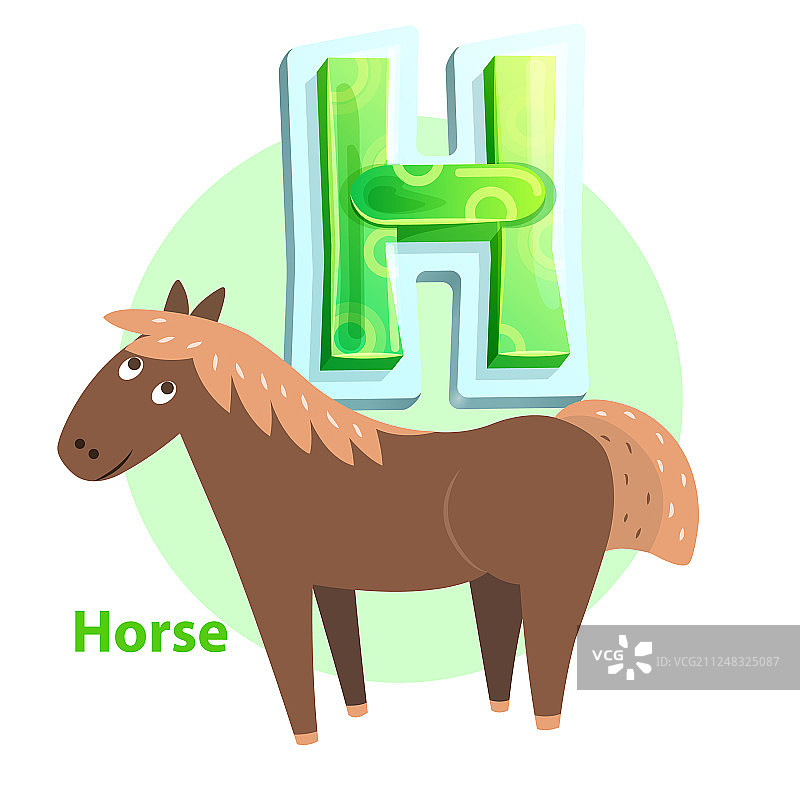 H辅音示范与马的性格图片素材