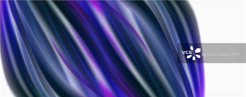 光滑的彩色液体波抽象背景图片素材