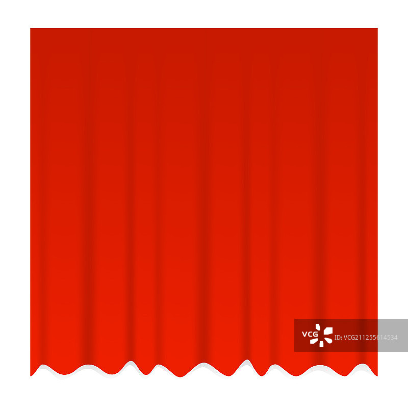 红蓝色逼真的窗帘图片素材