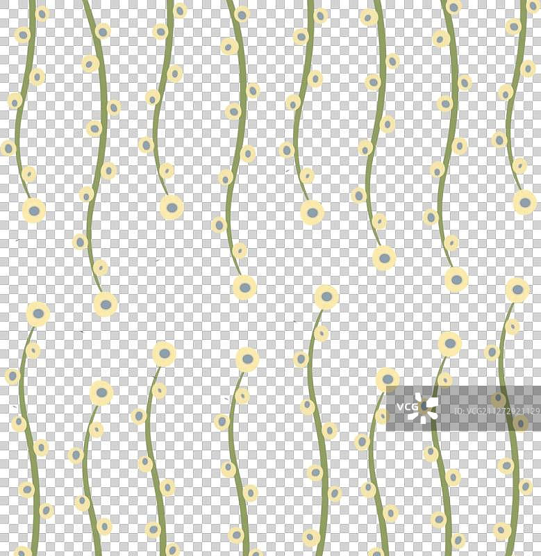 元素PNG插画小清新植物花纹案装饰包装印刷壁纸手账物料布图片素材