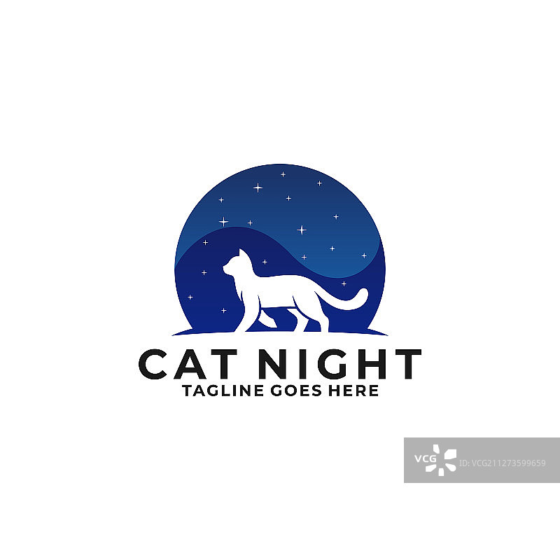 猫走夜路设计概念模板图片素材