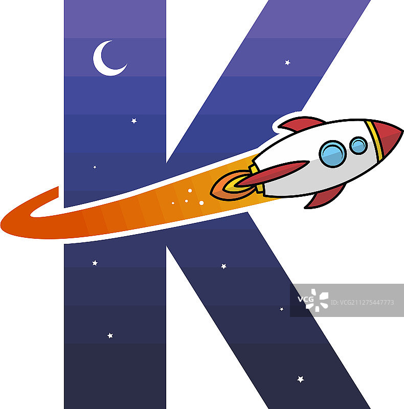 字母表最初的标志标志标志类型太空火箭图片素材