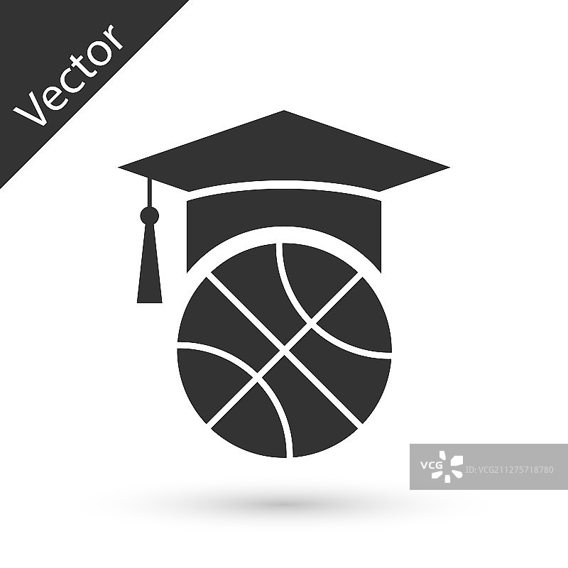 灰色篮球训练图标孤立在白色图片素材
