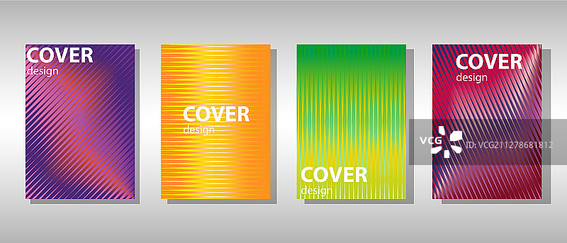 彩色书籍封面设计图案a4模板图片素材